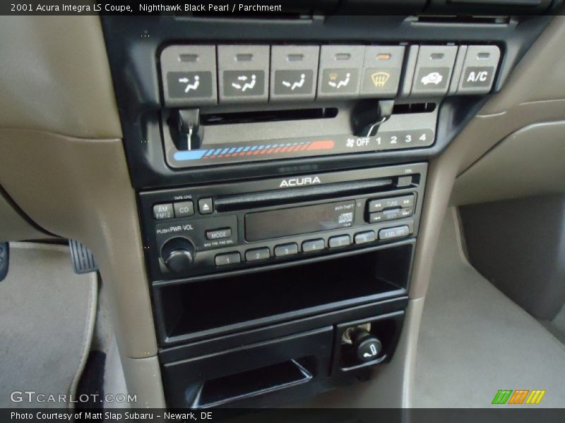 Nighthawk Black Pearl / Parchment 2001 Acura Integra LS Coupe
