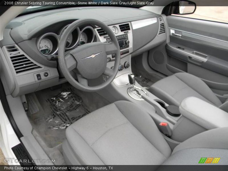 Dark Slate Gray/Light Slate Gray Interior - 2008 Sebring Touring Convertible 