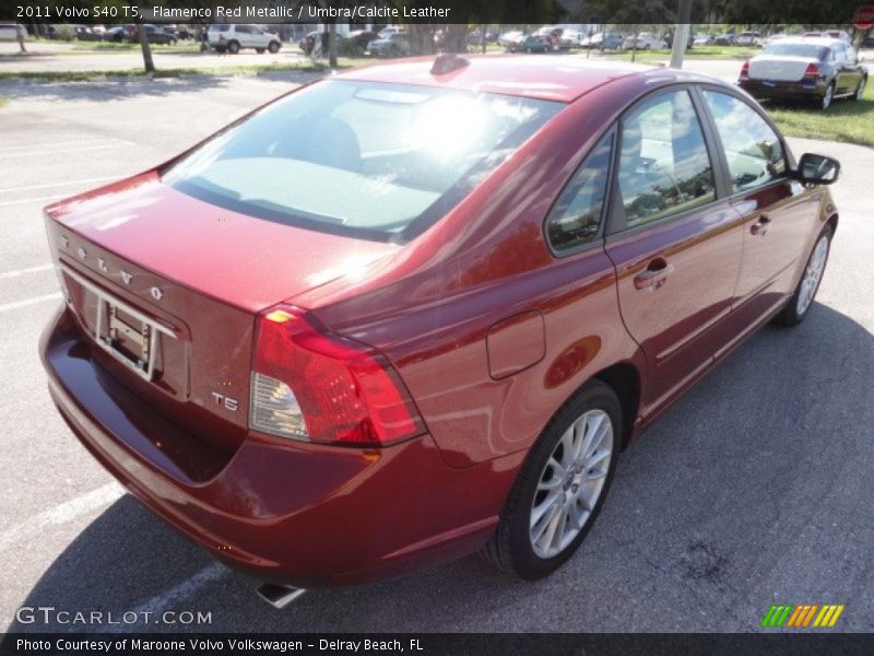 Flamenco Red Metallic / Umbra/Calcite Leather 2011 Volvo S40 T5
