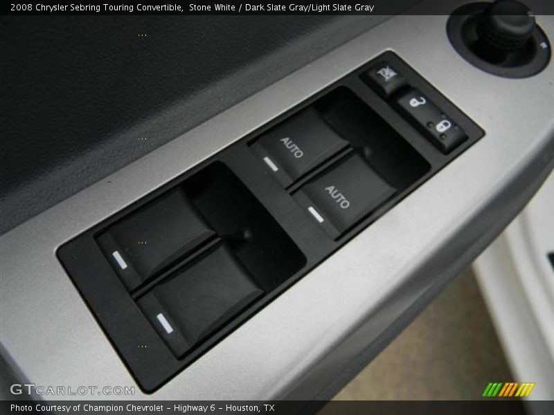 Stone White / Dark Slate Gray/Light Slate Gray 2008 Chrysler Sebring Touring Convertible