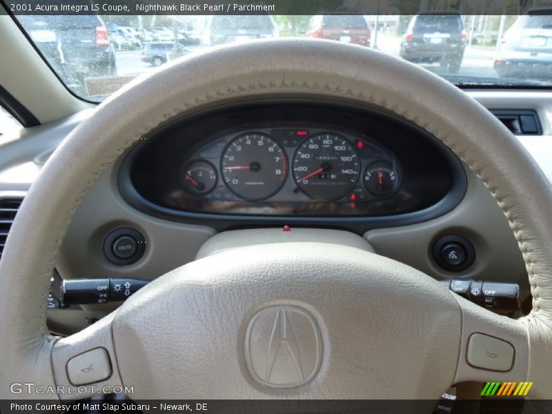 Nighthawk Black Pearl / Parchment 2001 Acura Integra LS Coupe