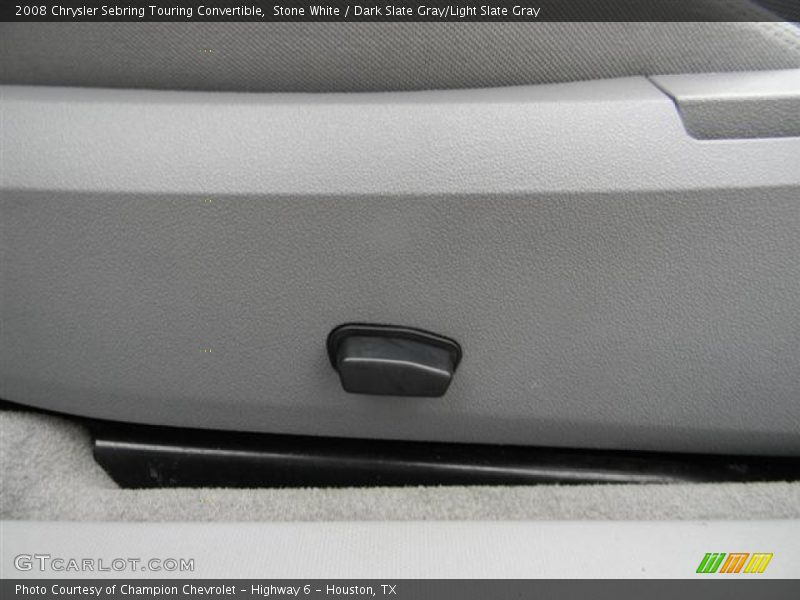 Stone White / Dark Slate Gray/Light Slate Gray 2008 Chrysler Sebring Touring Convertible