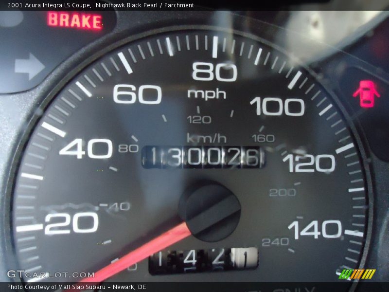 Nighthawk Black Pearl / Parchment 2001 Acura Integra LS Coupe
