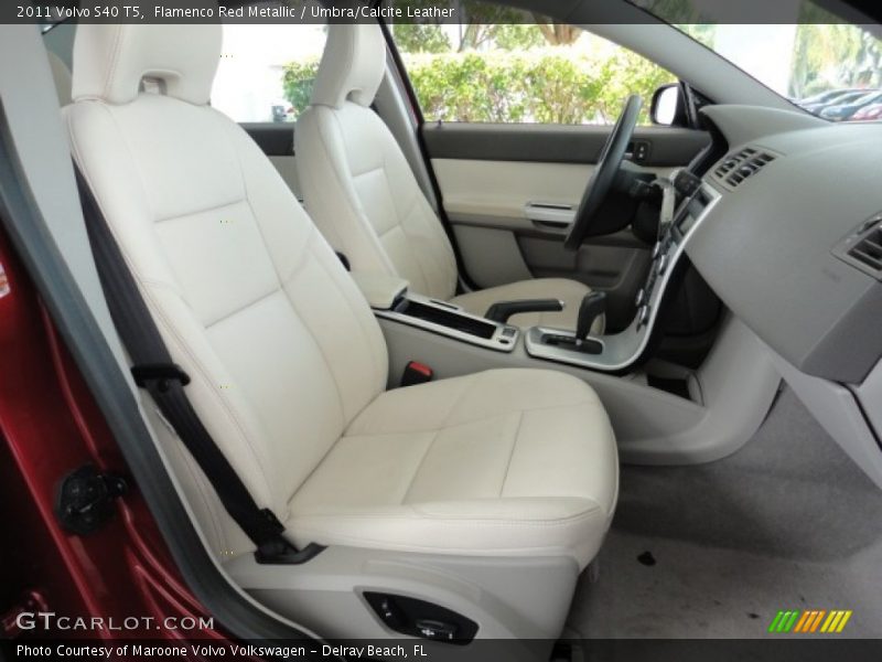 Flamenco Red Metallic / Umbra/Calcite Leather 2011 Volvo S40 T5