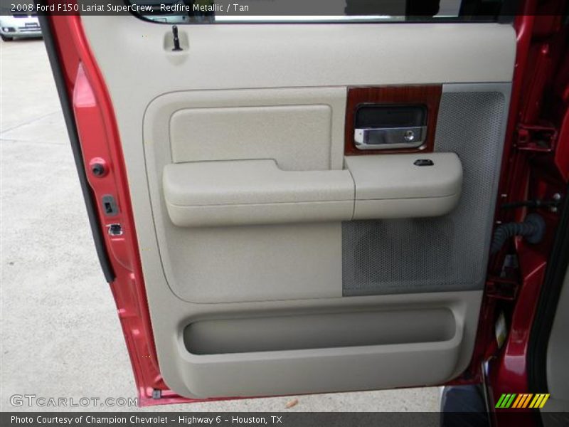 Redfire Metallic / Tan 2008 Ford F150 Lariat SuperCrew