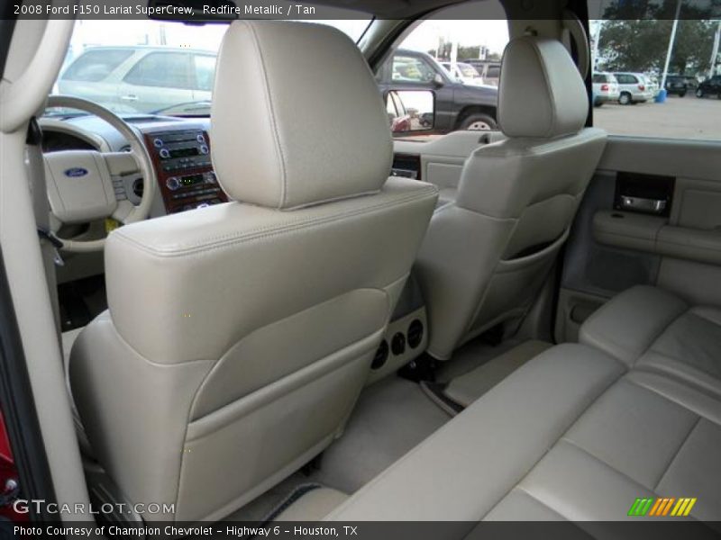Redfire Metallic / Tan 2008 Ford F150 Lariat SuperCrew