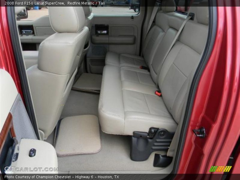 Redfire Metallic / Tan 2008 Ford F150 Lariat SuperCrew