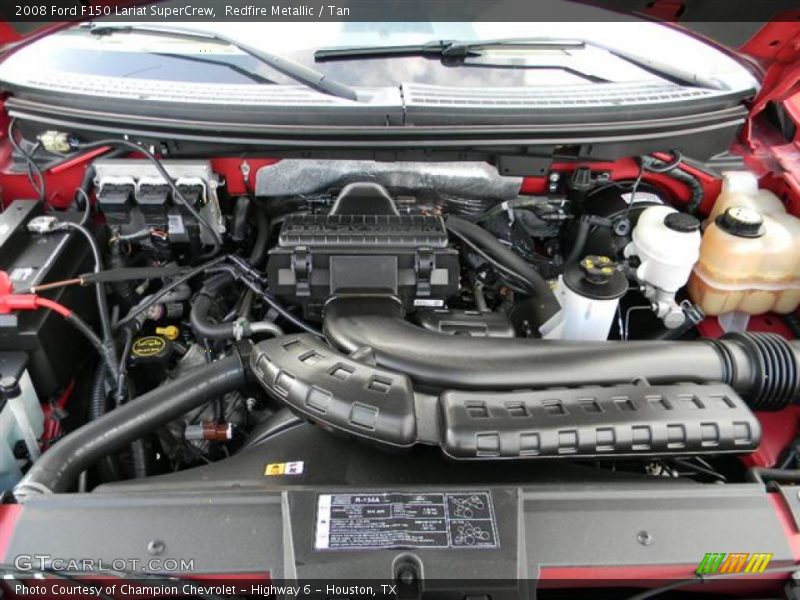 Redfire Metallic / Tan 2008 Ford F150 Lariat SuperCrew