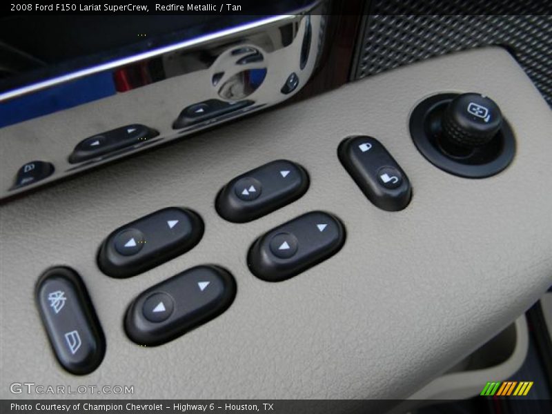 Redfire Metallic / Tan 2008 Ford F150 Lariat SuperCrew