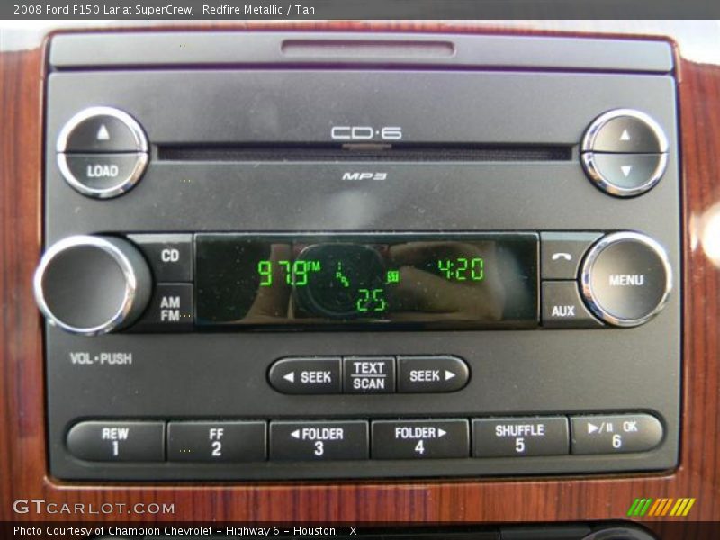 Redfire Metallic / Tan 2008 Ford F150 Lariat SuperCrew