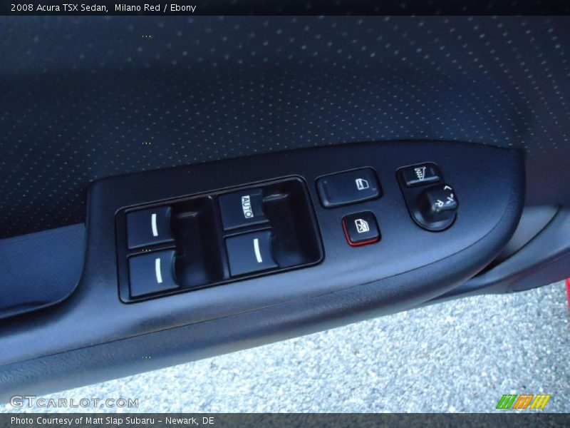 Milano Red / Ebony 2008 Acura TSX Sedan