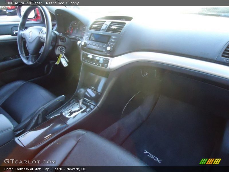 Milano Red / Ebony 2008 Acura TSX Sedan