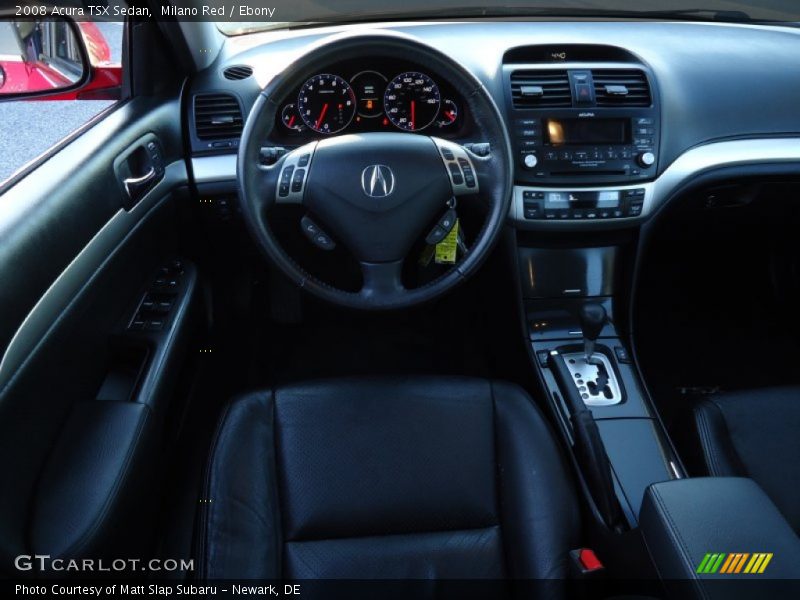 Milano Red / Ebony 2008 Acura TSX Sedan