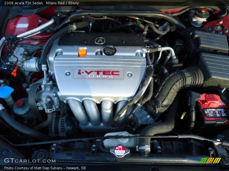 Milano Red / Ebony 2008 Acura TSX Sedan