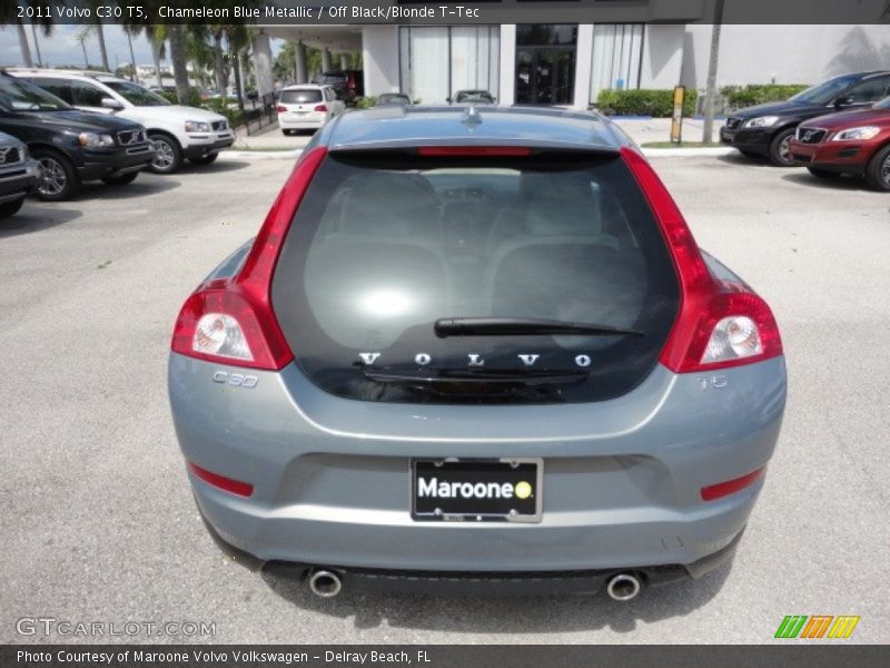 Chameleon Blue Metallic / Off Black/Blonde T-Tec 2011 Volvo C30 T5