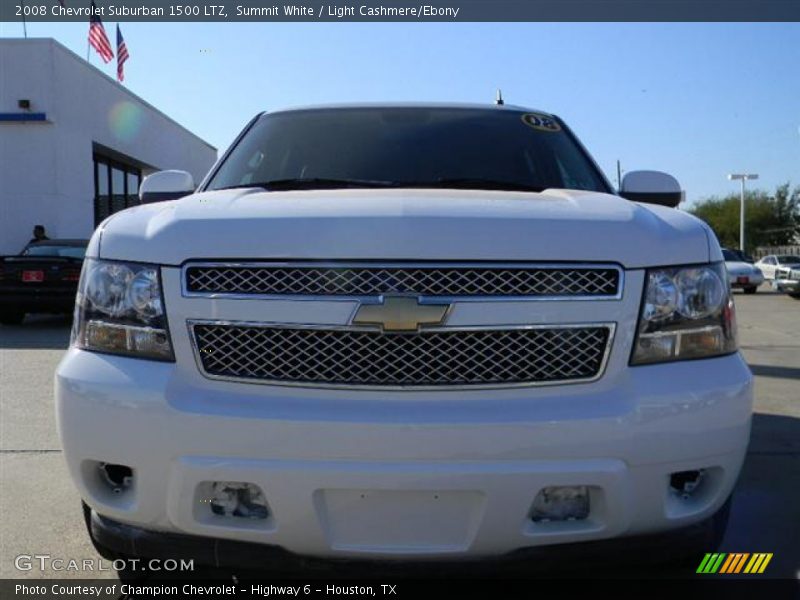 Summit White / Light Cashmere/Ebony 2008 Chevrolet Suburban 1500 LTZ