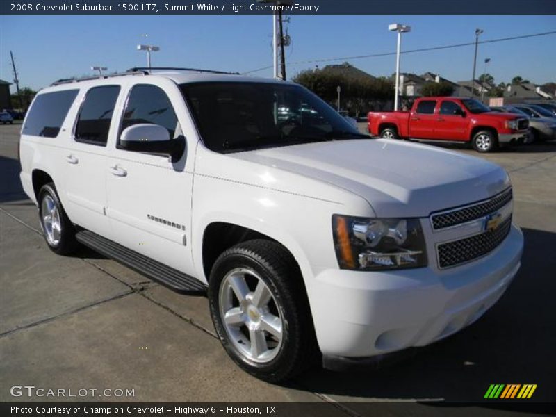 Summit White / Light Cashmere/Ebony 2008 Chevrolet Suburban 1500 LTZ