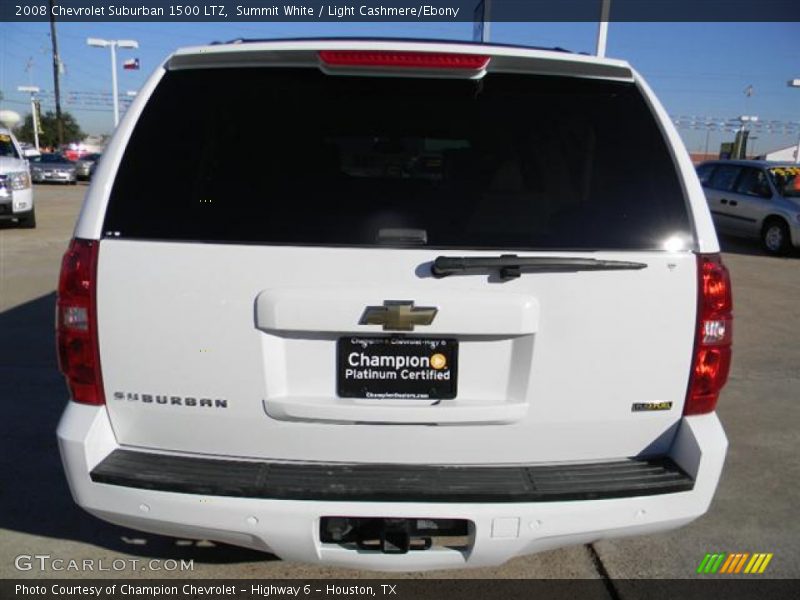 Summit White / Light Cashmere/Ebony 2008 Chevrolet Suburban 1500 LTZ