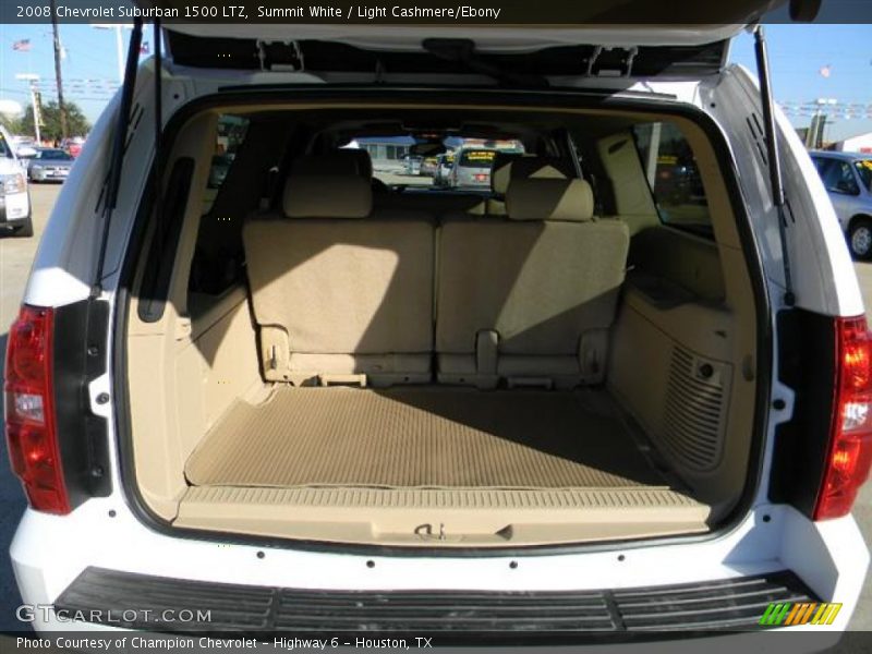 Summit White / Light Cashmere/Ebony 2008 Chevrolet Suburban 1500 LTZ