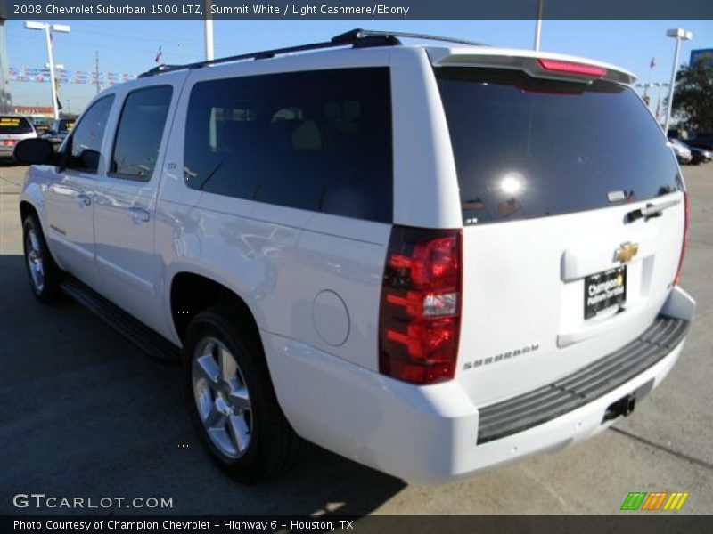 Summit White / Light Cashmere/Ebony 2008 Chevrolet Suburban 1500 LTZ