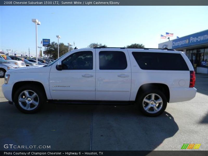 Summit White / Light Cashmere/Ebony 2008 Chevrolet Suburban 1500 LTZ