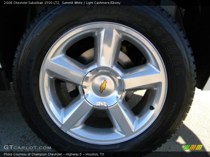 Summit White / Light Cashmere/Ebony 2008 Chevrolet Suburban 1500 LTZ