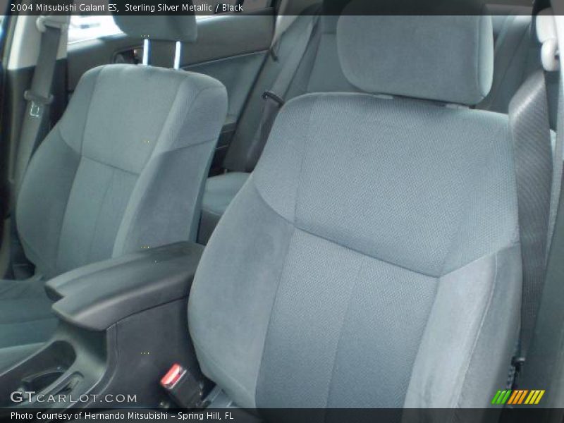 Sterling Silver Metallic / Black 2004 Mitsubishi Galant ES