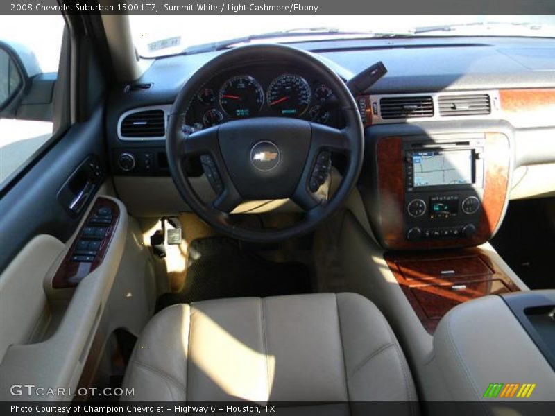 Summit White / Light Cashmere/Ebony 2008 Chevrolet Suburban 1500 LTZ