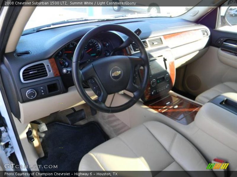 Summit White / Light Cashmere/Ebony 2008 Chevrolet Suburban 1500 LTZ