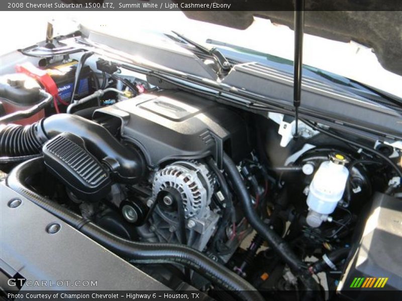 Summit White / Light Cashmere/Ebony 2008 Chevrolet Suburban 1500 LTZ