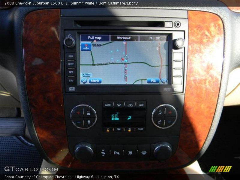 Summit White / Light Cashmere/Ebony 2008 Chevrolet Suburban 1500 LTZ