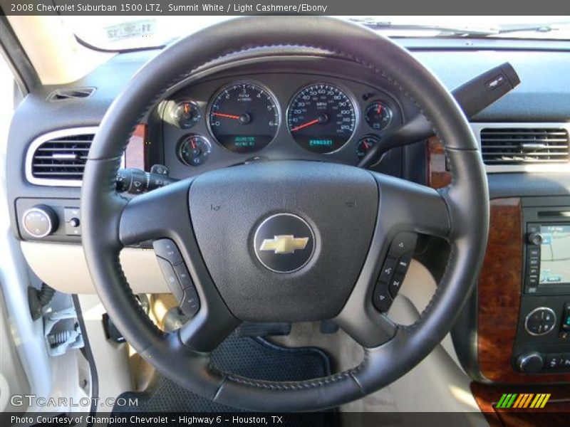 Summit White / Light Cashmere/Ebony 2008 Chevrolet Suburban 1500 LTZ