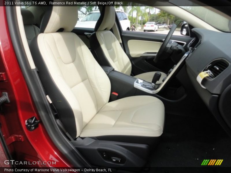 Flamenco Red Metallic / Soft Beige/Off Black 2011 Volvo S60 T6 AWD