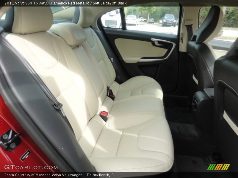Flamenco Red Metallic / Soft Beige/Off Black 2011 Volvo S60 T6 AWD