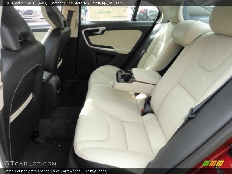 Flamenco Red Metallic / Soft Beige/Off Black 2011 Volvo S60 T6 AWD