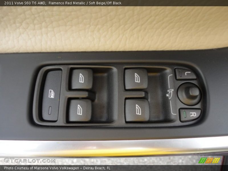 Flamenco Red Metallic / Soft Beige/Off Black 2011 Volvo S60 T6 AWD