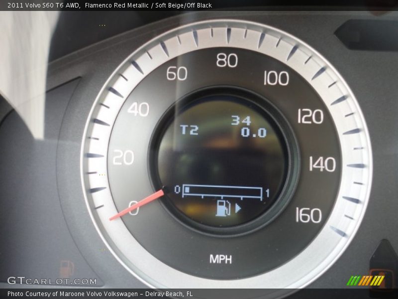 Flamenco Red Metallic / Soft Beige/Off Black 2011 Volvo S60 T6 AWD