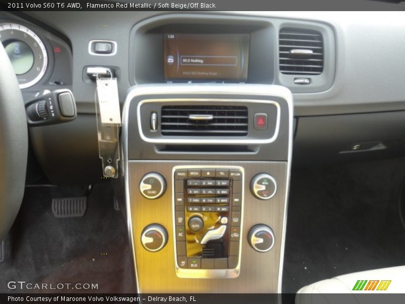 Flamenco Red Metallic / Soft Beige/Off Black 2011 Volvo S60 T6 AWD