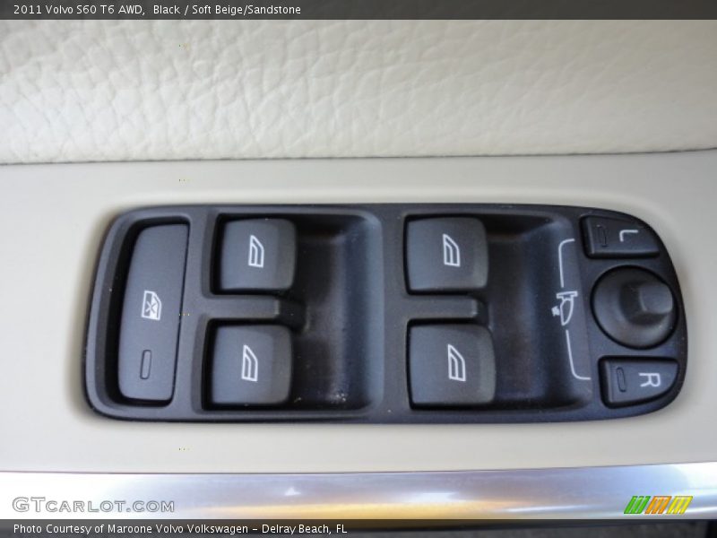 Black / Soft Beige/Sandstone 2011 Volvo S60 T6 AWD