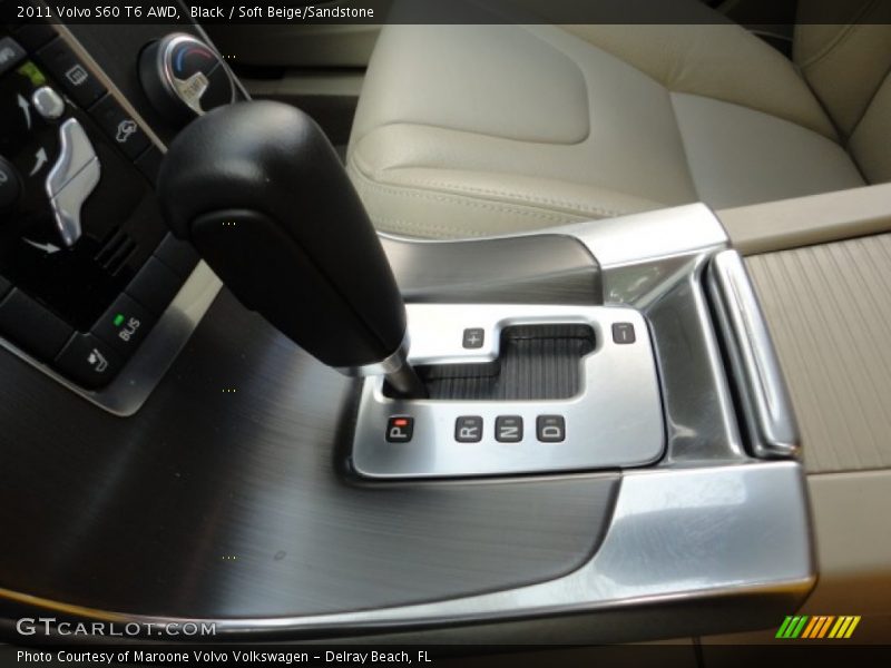 Black / Soft Beige/Sandstone 2011 Volvo S60 T6 AWD