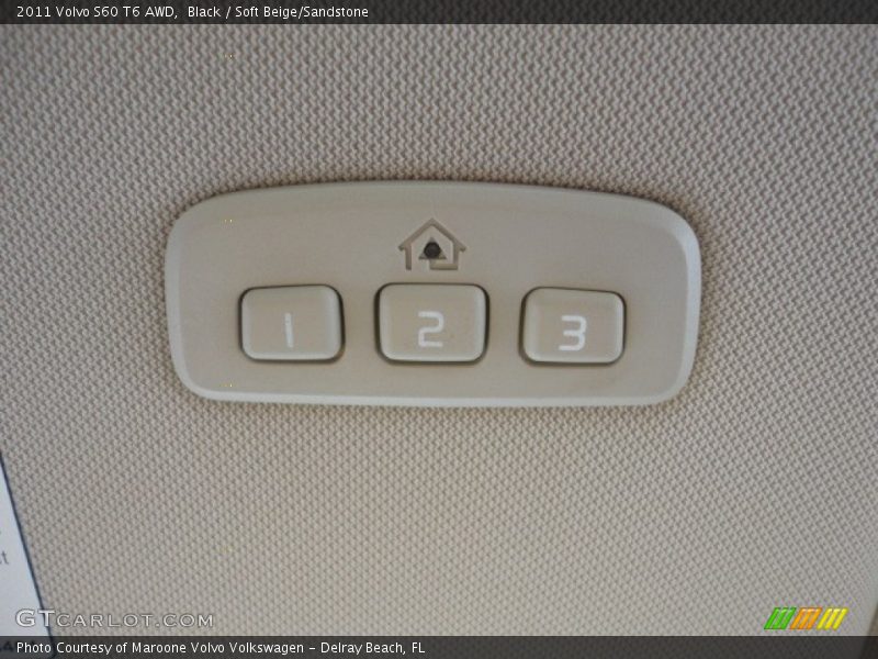 Black / Soft Beige/Sandstone 2011 Volvo S60 T6 AWD