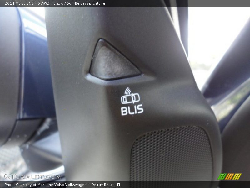 Black / Soft Beige/Sandstone 2011 Volvo S60 T6 AWD
