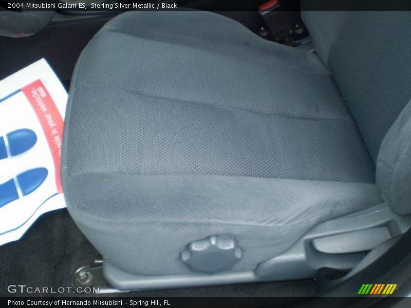 Sterling Silver Metallic / Black 2004 Mitsubishi Galant ES