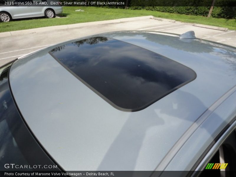 Electric Silver Metallic / Off Black/Anthracite 2011 Volvo S60 T6 AWD
