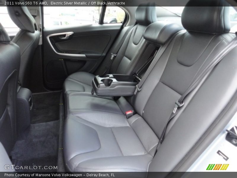Electric Silver Metallic / Off Black/Anthracite 2011 Volvo S60 T6 AWD