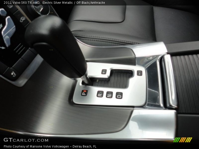 Electric Silver Metallic / Off Black/Anthracite 2011 Volvo S60 T6 AWD