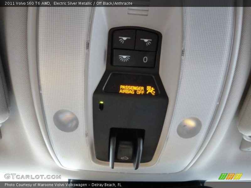 Electric Silver Metallic / Off Black/Anthracite 2011 Volvo S60 T6 AWD