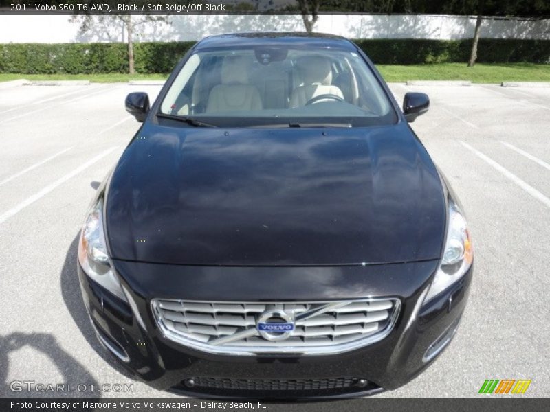Black / Soft Beige/Off Black 2011 Volvo S60 T6 AWD
