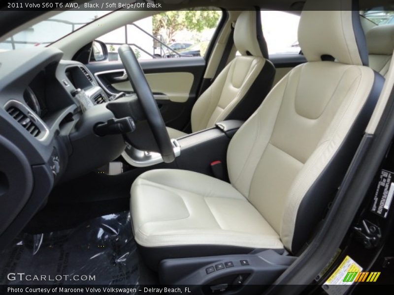 Black / Soft Beige/Off Black 2011 Volvo S60 T6 AWD