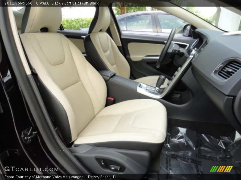 Black / Soft Beige/Off Black 2011 Volvo S60 T6 AWD